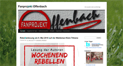 Desktop Screenshot of fanprojekt-offenbach.info